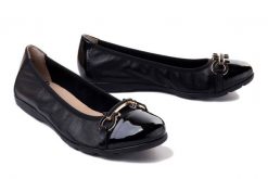 CAPRICE 9-22172-20 black nappa, baleriny damskie. Czarne baleriny Caprice, bez wzorów, bez obcasa, bez zapięcia. Za 287.91 zł.