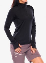 Bluza z zamkiem 1/2 damska Helly Hansen LIFA Tech Lite 1/2 Zip. Czarne bluzy z kapturem Helly Hansen, xs, bez wzorów, z materiału, bez kaptura. Za 337.10 zł.