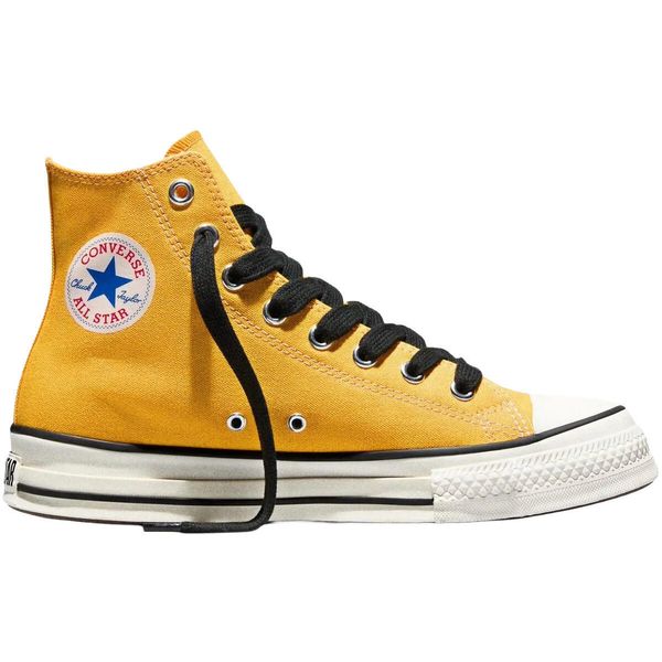 Buty sportowe Converse Chuck Taylor Throwback. Żółte buty sportowe lifestyle Converse, bez wzorów, z materiału, bez zapięcia. Za 490.00 zł.