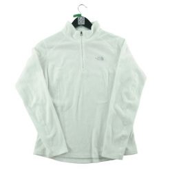 Second life - Damski bluza polarowa z wysokim kołnierzem - Stan bardzo dobry. Białe bluzy bez kaptura The North Face, m, bez wzorów, z materiału, bez kaptura, trekkingowe. Za 146.96 zł.