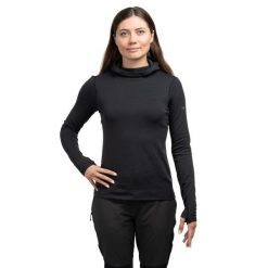 Bluza trekkingowa damska Arc'teryx Taema Thermal Hoody. Fioletowe bluzy Arc'teryx, bez wzorów, bez kaptura. Za 289.74 zł.
