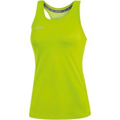 Damski tank top Jako top Run 2.0. Zielone topy JAKO, bez wzorów, sportowe, bez kołnierzyka, bez ramiączek. Za 155.50 zł.