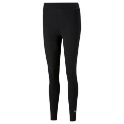 Damskie Legginsy Z Logo Essentials. Czarne legginsy Puma, bez wzorów, sportowe. Za 170.99 zł.