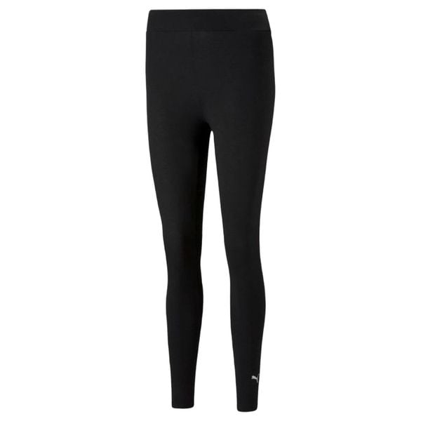 Damskie Legginsy Z Logo Essentials. Czarne legginsy Puma, bez wzorów, z bawełny. Za 109.00 zł.