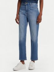 Lee Jeansy Carol 112355263 Niebieski Straight Fit. Niebieskie jeansy Lee, bez wzorów, z bawełny. Za 289.99 zł.