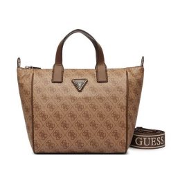 Torebka Guess. Brązowe torebki klasyczne Guess, z aplikacjami, bez dodatków. Za 529.99 zł.