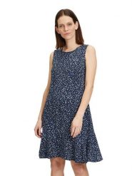 BETTY & CO Sukienka w kolorze granatowym rozmiar: 36. Niebieskie sukienki Betty & Co, bez wzorów, bez kołnierzyka, bez ramiączek, midi. Za 61.31 zł.