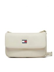Tommy Jeans Torebka AW0AW16978 Écru. Listonoszki Tommy Jeans, bez wzorów, z jeansu, bez dodatków. Za 279.99 zł.