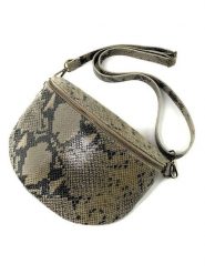 Marlon Skórzana saszetka w kolorze szarobrązowym - 25 x 19 x 7 cm rozmiar: onesize. Brązowe nerki i saszetki Marlon, bez wzorów, z materiału, sportowe, bez dodatków. Za 220.12 zł.