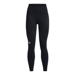 Damskie legginsy bezszwowe Under Armour Train. Czarne legginsy Under Armour, s, bez wzorów, z podwyższonym stanem, na fitness i siłownię. Za 429.99 zł.