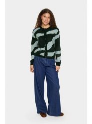 SAINT TROPEZ Kardigan w kolorze zielonym rozmiar: M. Zielone swetry Saint Tropez, m, bez wzorów, bez ramiączek. Za 126.99 zł.