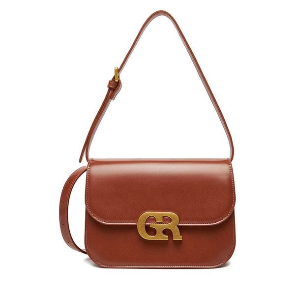 Torebka GINO ROSSI. Brązowe torebki klasyczne Gino Rossi, bez wzorów, klasyczne, bez dodatków. Za 179.99 zł.