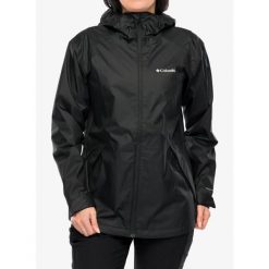 Kurtka przeciwdeszczowa damska Columbia Inner Limits III Jacket. Czarne kurtki przeciwdeszczowe Columbia, bez wzorów, bez kaptura, trekkingowe. Za 386.99 zł.