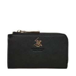 Portfel damski Beverly Hills Polo Club. Czarne portfele Beverly Hills Polo Club, bez wzorów. Za 59.99 zł.