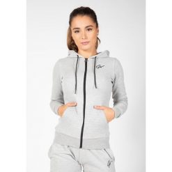Bluza fitness damska Gorilla Wear Pixley Zipped Hoodie. Zielone bluzy GORILLA WEAR, xs, bez wzorów, sportowe, bez ramiączek, bez kaptura. Za 239.00 zł.