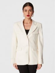 MVP Wardrobe Marynarka Liberty MVPI2GI067.0PN0034 Beżowy Regular Fit. Brązowe marynarki i żakiety MVP Wardrobe, bez wzorów, z wełny, bez ramiączek. Za 729.99 zł.