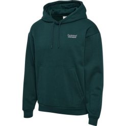 Bluza z kapturem Hummel Loose. Zielone bluzy z kapturem Hummel, s, bez wzorów, z materiału, z kapturem, do biegania. Za 247.90 zł.
