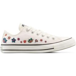 Buty sportowe Converse Chuck Taylor All Star Flowers. Brązowe buty treningowe Converse, bez wzorów, bez zapięcia. Za 490.00 zł.