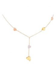 Diamant Exquis Złoty naszyjnik z elementami ozdobnymi - dł. 42 cm rozmiar: onesize. Szare naszyjniki Diamant Exquis, z materiału, złote. Za 1,402.36 zł.