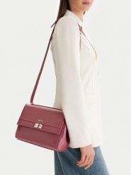 Lasocki Torebka CEO-LSK-L-019-09 Różowy. Czerwone listonoszki Lasocki, bez wzorów, z materiału, bez dodatków. Za 159.99 zł.