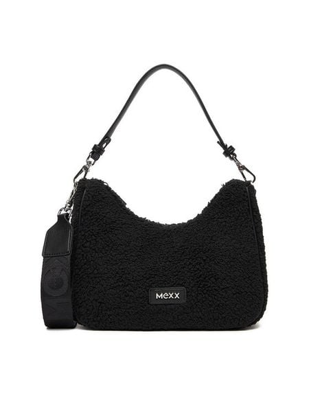 MEXX Torebka C-MEXX-L-032-08 Czarny. Czarne torebki klasyczne Mexx, bez wzorów, z materiału, bez dodatków. Za 169.99 zł.