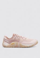 Buty do biegania Merrell Trail Glove 7 Różowe. Czerwone buty do biegania Merrell, bez wzorów, z materiału, bez zapięcia, do biegania. Za 758.00 zł.