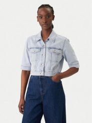 Tommy Jeans Kurtka jeansowa DW0DW22388 Błękitny Regular Fit. Niebieskie kurtki Tommy Jeans, m, bez wzorów, z bawełny, bez kaptura. Za 529.99 zł.