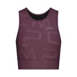 Damski tank top CMP. Brązowe topy CMP, s, bez wzorów, sportowe, bez kołnierzyka, bez ramiączek. Za 176.50 zł.