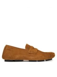 Calvin Klein Mokasyny Square Driver Suede HW0HW02844 Brązowy. Brązowe mokasyny Calvin Klein, bez wzorów, ze skóry. Za 649.99 zł.