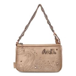 Beżowa Elegancka Torebka Damska Anekke. Brązowe listonoszki Anekke, bez wzorów, eleganckie, bez dodatków. Za 369.00 zł.