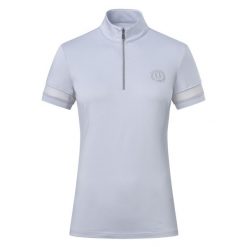 Imperial Riding Tech Top Gina - Crystal. Szare topy IMPERIAL RIDING, bez wzorów, sportowe, bez kołnierzyka, bez ramiączek. W wyprzedaży za 233.50 zł.