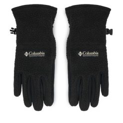 Rękawiczki Damskie Columbia. Czarne rękawiczki Columbia, bez wzorów, z dzianiny. Za 199.99 zł.