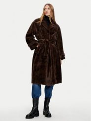 Dixie Płaszcz przejściowy K330K003A Brązowy Regular Fit. Brązowe płaszcze Dixie, s, bez wzorów, z syntetyku, bez kaptura. Za 669.99 zł.