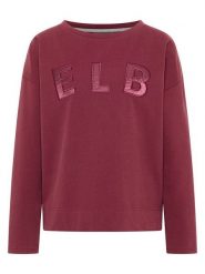 ELBSAND Bluza "Aleah" w kolorze bordowym rozmiar: S. Czerwone bluzy ELBSAND, s, bez wzorów, z bawełny, bez ramiączek, bez kaptura. Za 160.96 zł.