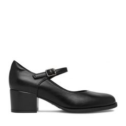 Czółenka Go Soft. Czarne czółenka GO SOFT, bez wzorów, bez obcasa, bez zapięcia. Za 149.99 zł.