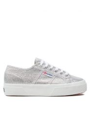 Superga Tenisówki 2740 Szary. Szare trampki Superga, bez wzorów, ze skóry, bez zapięcia. Za 269.99 zł.