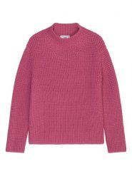 Marc O´Polo Sweter w kolorze różowym rozmiar: S. Różowe swetry s, bez wzorów, z bawełny, bez ramiączek. Za 233.33 zł.