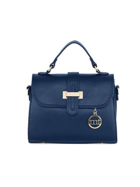 Mia Tomazzi Skórzana torebka "Diomede" w kolorze granatowym - 24 x 20 x 12 cm rozmiar: onesize. Niebieskie torebki klasyczne Mia Tomazzi, bez wzorów, z materiału, przez ramię, bez dodatków. Za 292.89 zł.