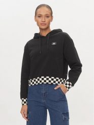 Vans Bluza Boom Boom Check VN000GJ2 Czarny Regular Fit. Czarne bluzy Vans, s, bez wzorów, z bawełny, bez kaptura. Za 189.99 zł.