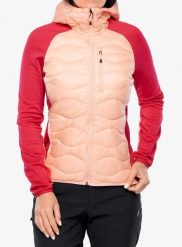 Kurtka hybrydowa damska Peak Performance Helium Down Hybrid Hood. Czerwone kurtki Peak Performance, xs, bez wzorów, z elastanu, bez kaptura. Za 802.99 zł.