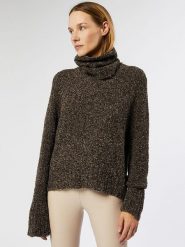 Rodier Sweter w kolorze brązowym rozmiar: M. Brązowe swetry Rodier, m, bez wzorów, z wełny, klasyczne, bez ramiączek. Za 243.06 zł.