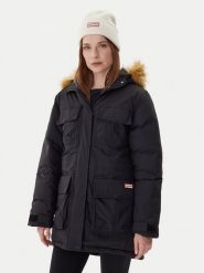 Hunter Parka Glyder HARW0014252 Czarny Regular Fit. Czarne płaszcze Hunter, xl, bez wzorów, z syntetyku, bez kaptura. Za 859.99 zł.