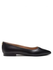 Lauren Ralph Lauren Baleriny Londyn 802862706001 Czarny. Czarne baleriny Lauren Ralph Lauren, bez wzorów, ze skóry, bez obcasa, bez zapięcia. Za 479.99 zł.