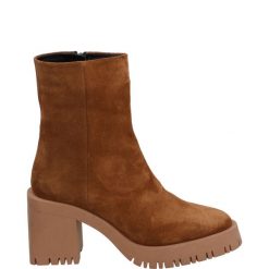 BOTKI NA OBCASIE 0431321015D S TA. Botki Venezia, bez wzorów, ze skóry, bez obcasa, na obcasie, bez zapięcia. Za 299.00 zł.