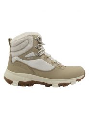 Jack Wolfskin Botki zimowe "Everquest Texapore" w kolorze beżowym rozmiar: 37. Brązowe botki Jack Wolfskin, bez wzorów, z materiału, bez obcasa, bez zapięcia. Za 454.95 zł.