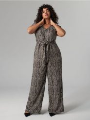 Kombinezon ze wzorem - wielobarwny. Kombinezony Sinsay, l, bez wzorów, bez kołnierzyka, bez ramiączek. Za 89.99 zł.