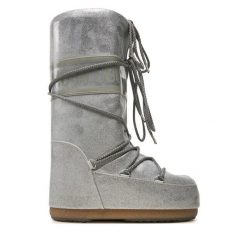 Śniegowce Moon Boot. Szare śniegowce Moon Boot, bez wzorów, bez zapięcia. Za 1,299.00 zł.