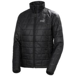 Damska kurtka puchowa Helly Hansen Lifaloft. Czarne kurtki Helly Hansen, xl, bez wzorów, z materiału, klasyczne, bez kaptura. Za 857.00 zł.