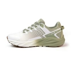 Oddychające buty wielofunkcyjne MESSINA z podeszwą o wysokiej przyczepności. Zielone buty do biegania IZAS, bez wzorów, bez zapięcia, do biegania. Za 279.99 zł.