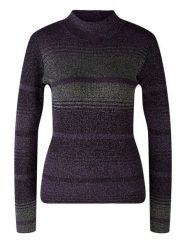 Oui Sweter w kolorze szaro-fioletowym rozmiar: 40. Różowe swetry Oui, bez wzorów, z wełny, bez ramiączek. Za 130.99 zł.